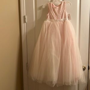 New with tags tulle light pink dress size 6
